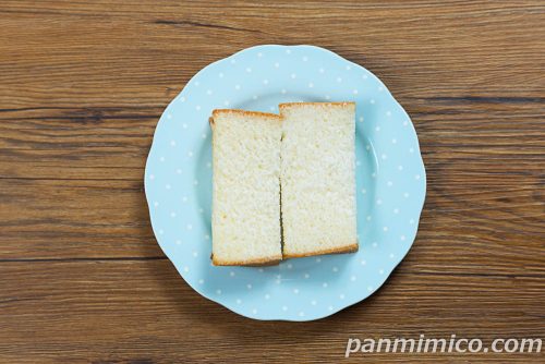 塩バニラクリームサンド【Pasco】上から撮った写真