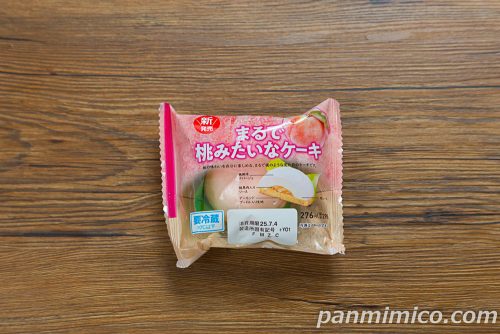 まるで桃みたいなケーキ【ファミリーマート】パッケージの写真