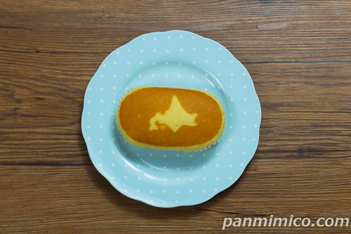 北海道チーズ蒸しケーキ(完熟バナナ)【ヤマザキ】上から撮った写真