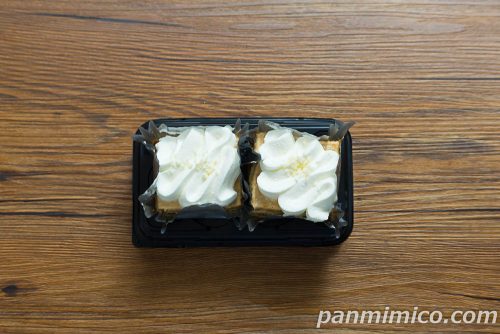 白いティラミス（2個入）【ヤマザキ】上から撮った写真