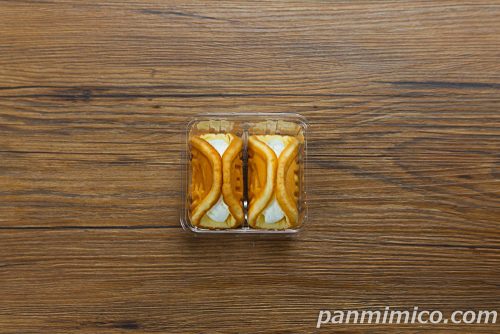 モロッコヨーグル入りワッフル【ファミリーマート】上から撮った写真
