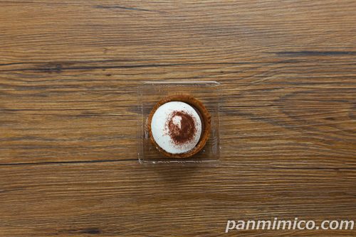 塩チョコタルト【ファミリーマート】上から撮った写真