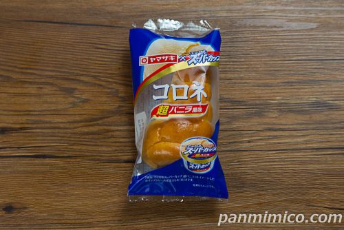 【ヤマザキ】の「コロネ（エッセルスーパーカップ超バニラ風味）」パッケージの写真
