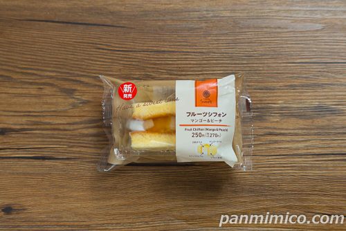 フルーツシフォン（マンゴー＆ピーチ）【ファミリーマート】パッケージの写真