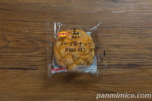 ローソン新作「メープルナッツメロンパン」パッケージの写真