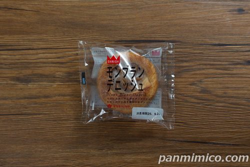 タカキベーカリーの「モンブランデニッシュ」パッケージの写真