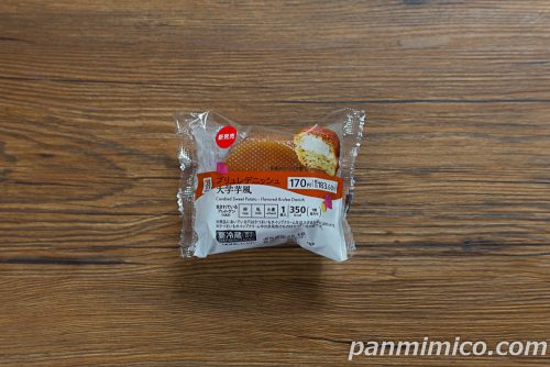 セブンイレブン「７プレミアム　ブリュレデニッシュ　大学芋風」パッケージの写真