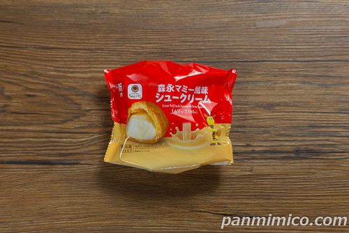 ファミマ新作「森永マミー風味シュークリーム」パッケージの写真