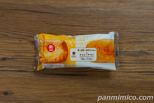 ファミリーマート「チーズケーキデニッシュ×クイニーアマン」パッケージの写真