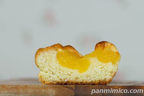 セブンの「りんごのクロッカン」断面の写真