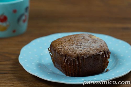 ふわふわキャラメルクリームシフォン（森永キャラメルソース）斜めから撮った写真