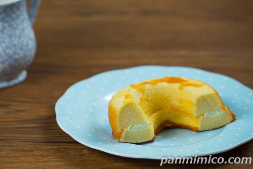 チーズシフォンサンド【ヤマザキ】斜めから撮った写真