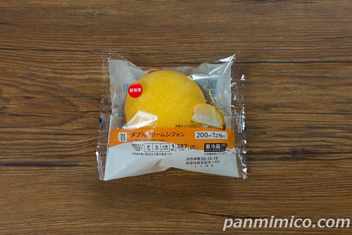 【セブン】７プレミアム　ダブルクリームシフォンパッケージの写真