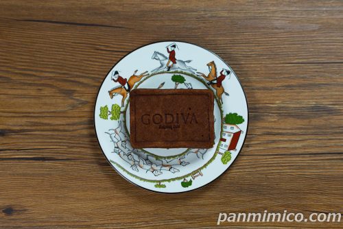 モンテールゴディバプレミアムショコラワッフル上から撮った写真