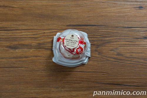 ファミマ「いちごのモンブラン（メレンゲ入り）」パッケージの写真