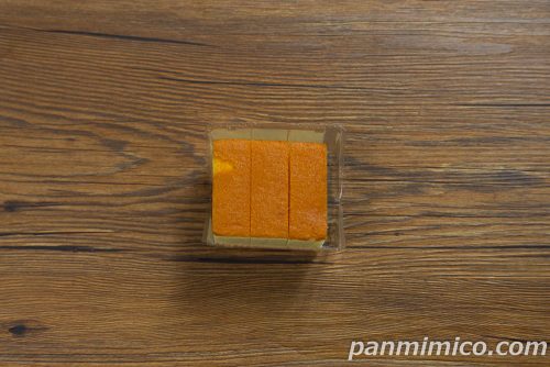 北海道産チーズのチーズカステラ（3枚入）【ヤマザキ】上から撮った写真