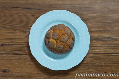 ホイップメロンパン ミルクチョコ【Pasco】上から撮った写真