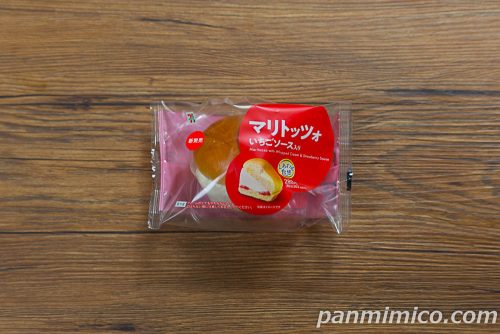「マリトッツォ　いちごソ―ス入り」セブンイレブンパッケージの写真