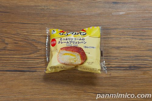 ファミマ関西限定「たっぷりクリームのクレームブリュレパン」パッケージの写真