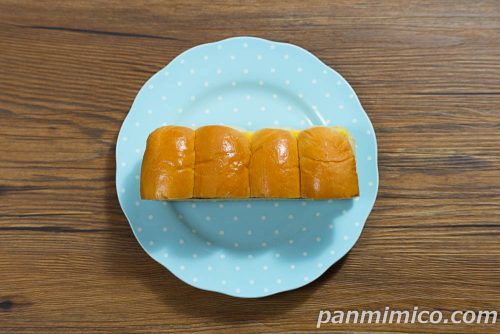 生かすてらさんど　小倉＆マーガリン【フジパン】上から撮った写真