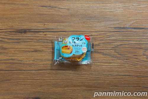 セブンイレブン新作の「フラン　焼きカスタード＆ビスケット」パッケージの写真
