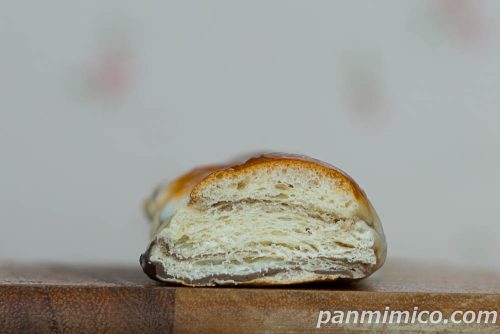 ふんわりしたシュガーコーヒースティック【ヤマザキ】断面の写真