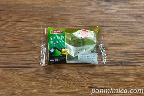 宇治抹茶蒸しケーキ【ヤマザキ】パッケージの写真
