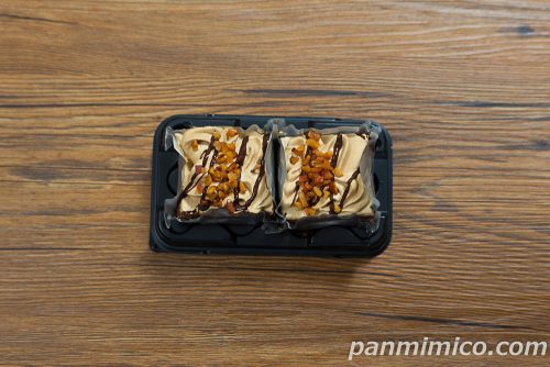 ヤマザキ「カフェモカ風味ケーキ」上から撮った写真