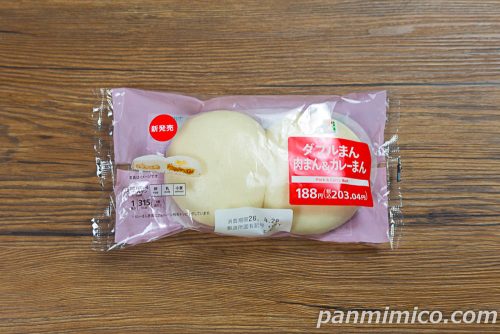 セブン「７Ｐダブルまん 肉まん＆カレーまん」パッケージの写真