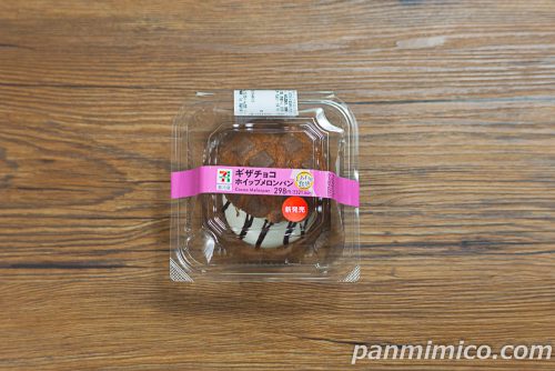 セブン「ギザチョコ ホイップメロンパン」パッケージの写真