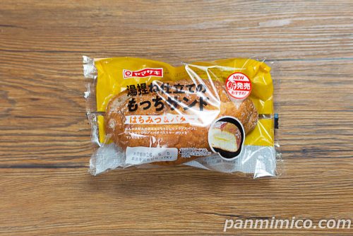 湯捏ね仕立てのもっちサンド（はちみつ＆バター）【ヤマザキ】パッケージの写真