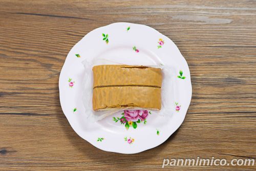 ７Ｐキャラメルチョコサンド２本入【セブンイレブン】上から撮った写真