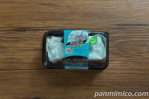 ヤマザキ「エッセルスーパーカップチョコミント風味ケーキ」パッケージの写真