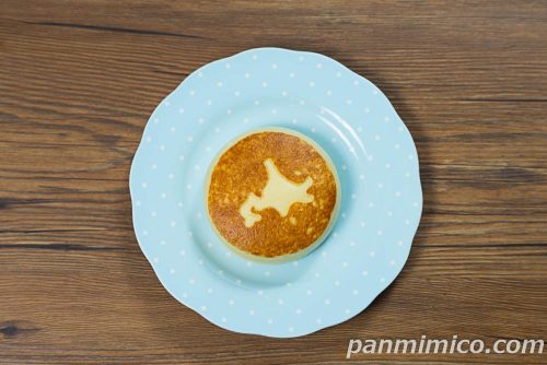 北海道産チーズクリームのチーズまん【ヤマザキ】上から撮った写真